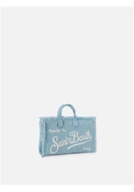Phone bag in lino SAINT BARTH | PHONE002 PHONE BAG LINEN.00555L LINEN 31 LIGHT BLUE